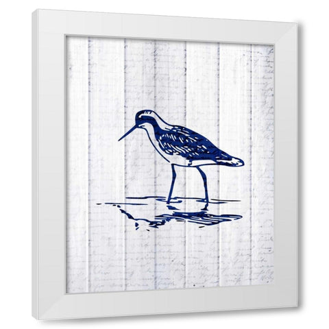 Seaside Wood 2 White Modern Wood Framed Art Print by Allen, Kimberly
