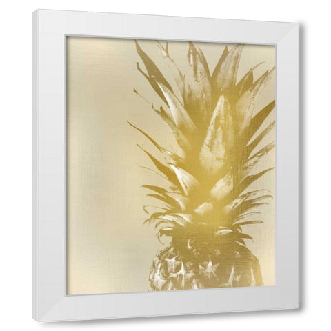 Golden Sweets 2 White Modern Wood Framed Art Print by Allen, Kimberly