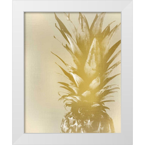 Golden Sweets 2 White Modern Wood Framed Art Print by Allen, Kimberly