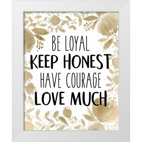 Stay Humble 2 White Modern Wood Framed Art Print by Allen, Kimberly