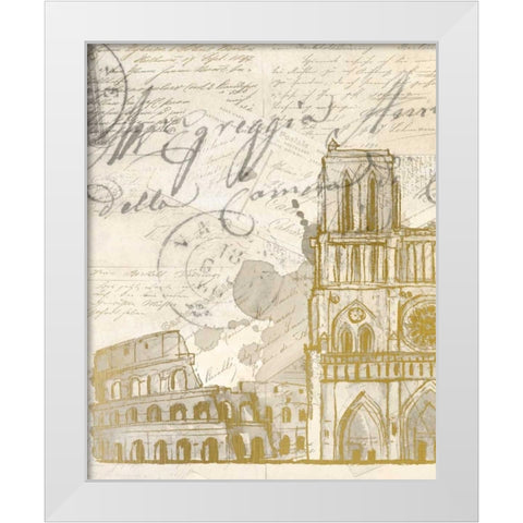 Bucket List A White Modern Wood Framed Art Print by Allen, Kimberly