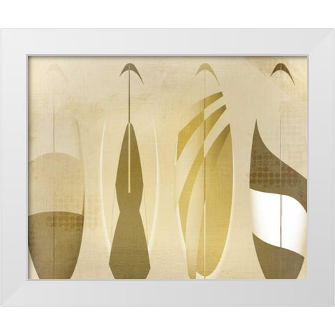 Going Surfing C White Modern Wood Framed Art Print by Allen, Kimberly