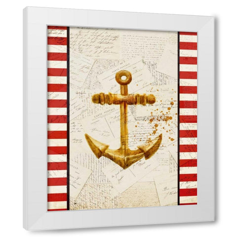 Postcards from the Sea 2 White Modern Wood Framed Art Print by Allen, Kimberly