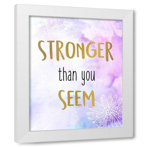 You Are 2 White Modern Wood Framed Art Print by Allen, Kimberly