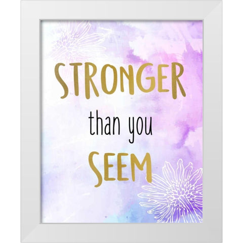 You Are 2 White Modern Wood Framed Art Print by Allen, Kimberly