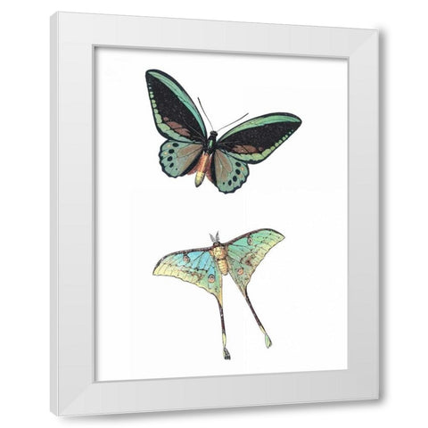 Fly Free 1 White Modern Wood Framed Art Print by Allen, Kimberly
