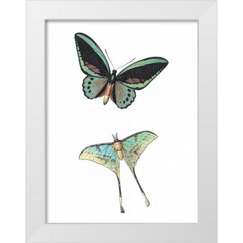 Fly Free 1 White Modern Wood Framed Art Print by Allen, Kimberly
