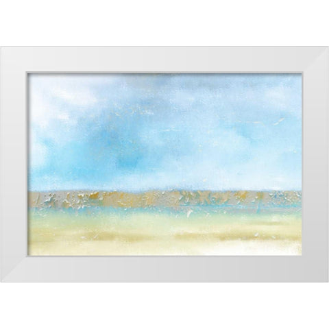 Sea Breeze White Modern Wood Framed Art Print by Allen, Kimberly