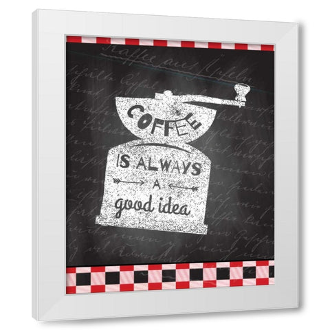 A Good Day 2 White Modern Wood Framed Art Print by Allen, Kimberly