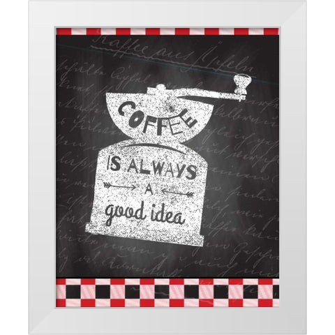 A Good Day 2 White Modern Wood Framed Art Print by Allen, Kimberly