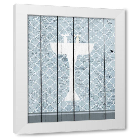 Relax Time 2 White Modern Wood Framed Art Print by Allen, Kimberly