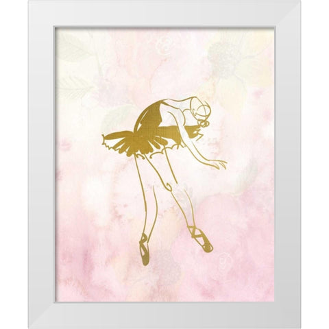 Movement 3 White Modern Wood Framed Art Print by Allen, Kimberly