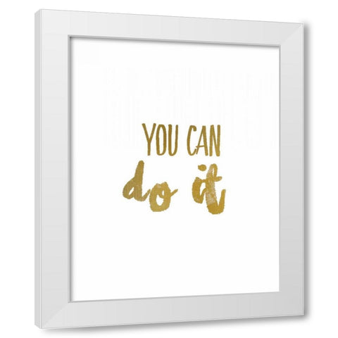 If You 2 White Modern Wood Framed Art Print by Allen, Kimberly