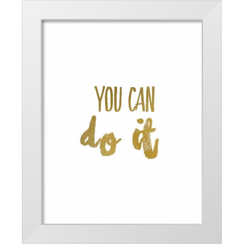 If You 2 White Modern Wood Framed Art Print by Allen, Kimberly