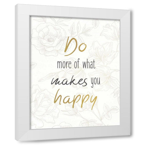 Perfect 2 White Modern Wood Framed Art Print by Allen, Kimberly