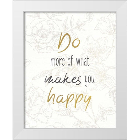Perfect 2 White Modern Wood Framed Art Print by Allen, Kimberly