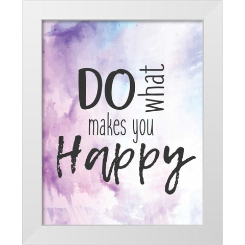 Do You 1 White Modern Wood Framed Art Print by Allen, Kimberly