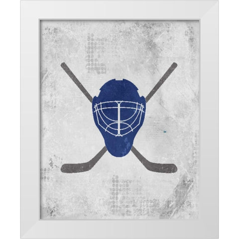 Lets Play 2 White Modern Wood Framed Art Print by Allen, Kimberly