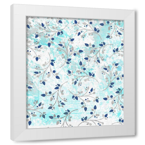Watercolor Branches White Modern Wood Framed Art Print by Allen, Kimberly