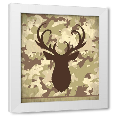 Lets go Hunting White Modern Wood Framed Art Print by Allen, Kimberly