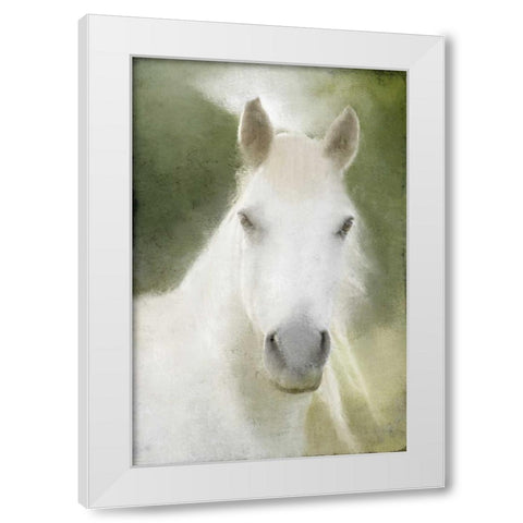 Calm White Modern Wood Framed Art Print by Allen, Kimberly