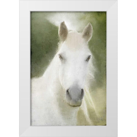 Calm White Modern Wood Framed Art Print by Allen, Kimberly