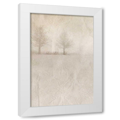 Misty Dawn 1 White Modern Wood Framed Art Print by Allen, Kimberly