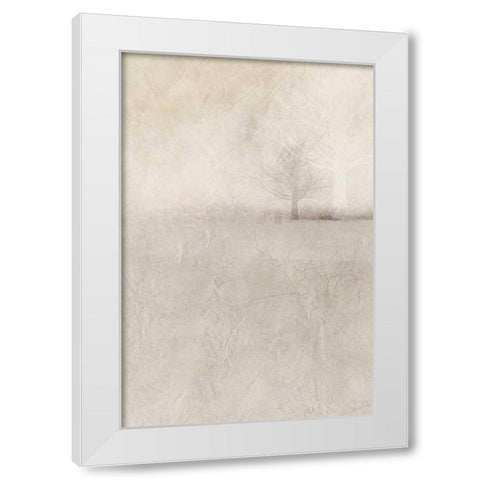 Misty Dawn 2 White Modern Wood Framed Art Print by Allen, Kimberly