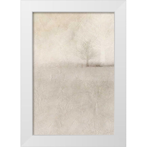Misty Dawn 2 White Modern Wood Framed Art Print by Allen, Kimberly