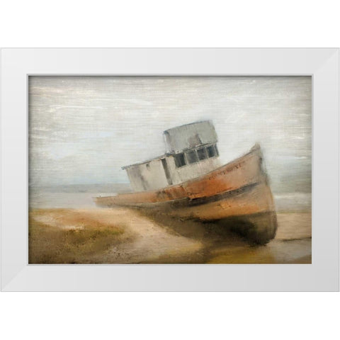 Point Rey White Modern Wood Framed Art Print by Allen, Kimberly