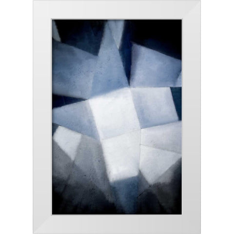 In Blue Times White Modern Wood Framed Art Print by Allen, Kimberly