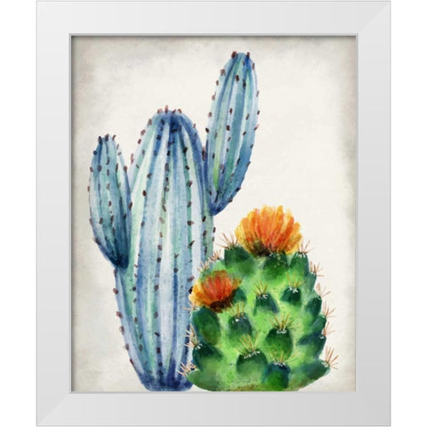 In the Desert 1 White Modern Wood Framed Art Print by Allen, Kimberly