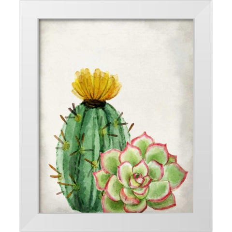 In the Desert 2 White Modern Wood Framed Art Print by Allen, Kimberly