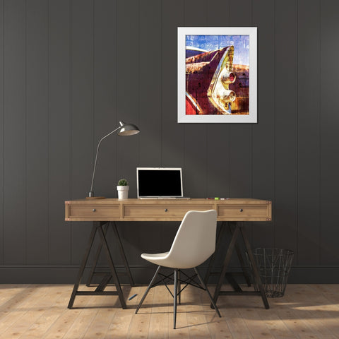 Classic 1 White Modern Wood Framed Art Print by Kimberly, Allen