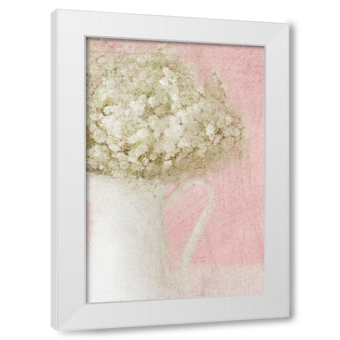 Softly 1 White Modern Wood Framed Art Print by Kimberly, Allen