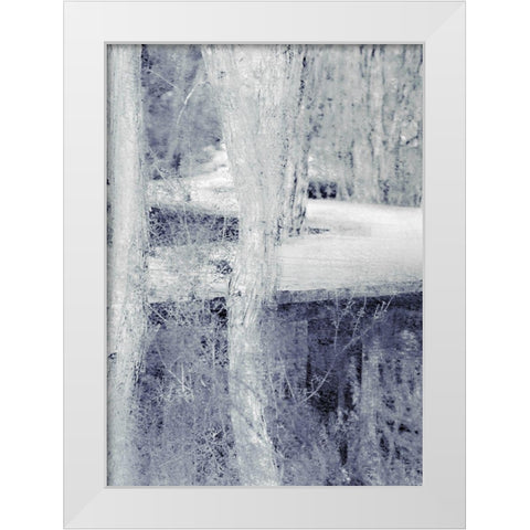 Through the Trees A White Modern Wood Framed Art Print by Kimberly, Allen