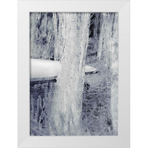 Through the Trees B White Modern Wood Framed Art Print by Kimberly, Allen