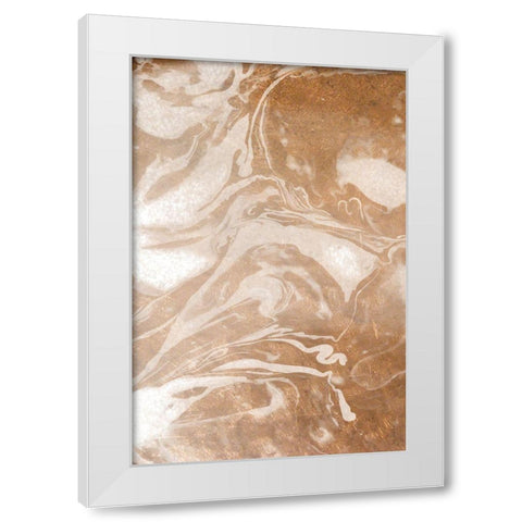 Cosmic Copper 1 White Modern Wood Framed Art Print by Allen, Kimberly