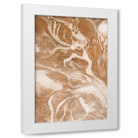 Cosmic Copper 2 White Modern Wood Framed Art Print by Allen, Kimberly