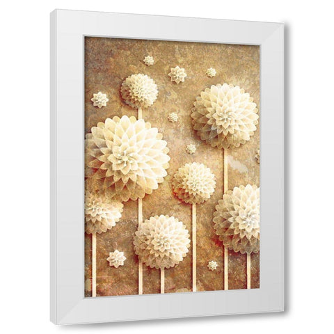 Make a Wish White Modern Wood Framed Art Print by Kimberly, Allen