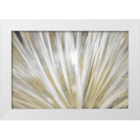 Burst of Day White Modern Wood Framed Art Print by Kimberly, Allen