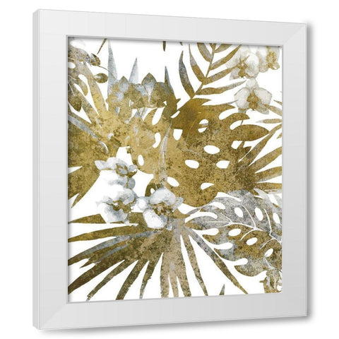 Tropic Bloom 2 White Modern Wood Framed Art Print by Kimberly, Allen