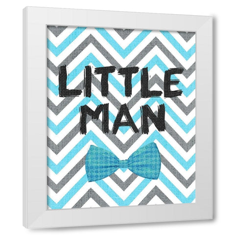 Little Man 2 White Modern Wood Framed Art Print by Kimberly, Allen