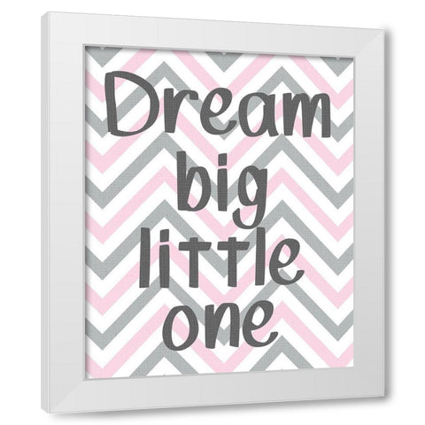 Little Princess 2 White Modern Wood Framed Art Print by Kimberly, Allen