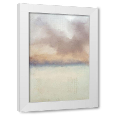 Dawn of Day White Modern Wood Framed Art Print by Kimberly, Allen