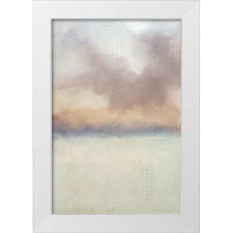 Dawn of Day White Modern Wood Framed Art Print by Kimberly, Allen