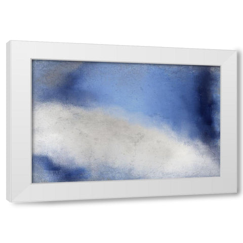 Streak of Light White Modern Wood Framed Art Print by Kimberly, Allen