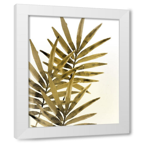 Ferns 1 White Modern Wood Framed Art Print by Kimberly, Allen