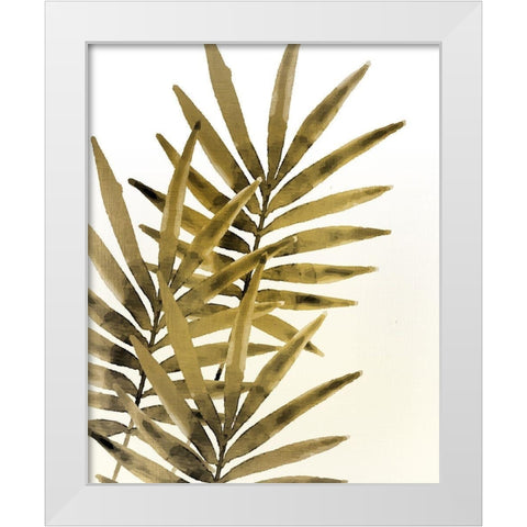 Ferns 1 White Modern Wood Framed Art Print by Kimberly, Allen