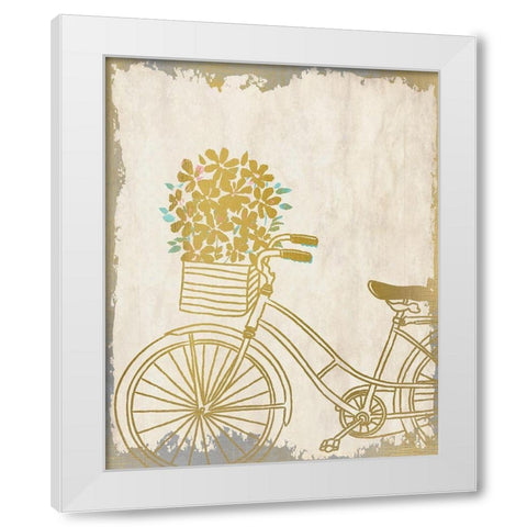 Lifes Journey 4  White Modern Wood Framed Art Print by Kimberly, Allen